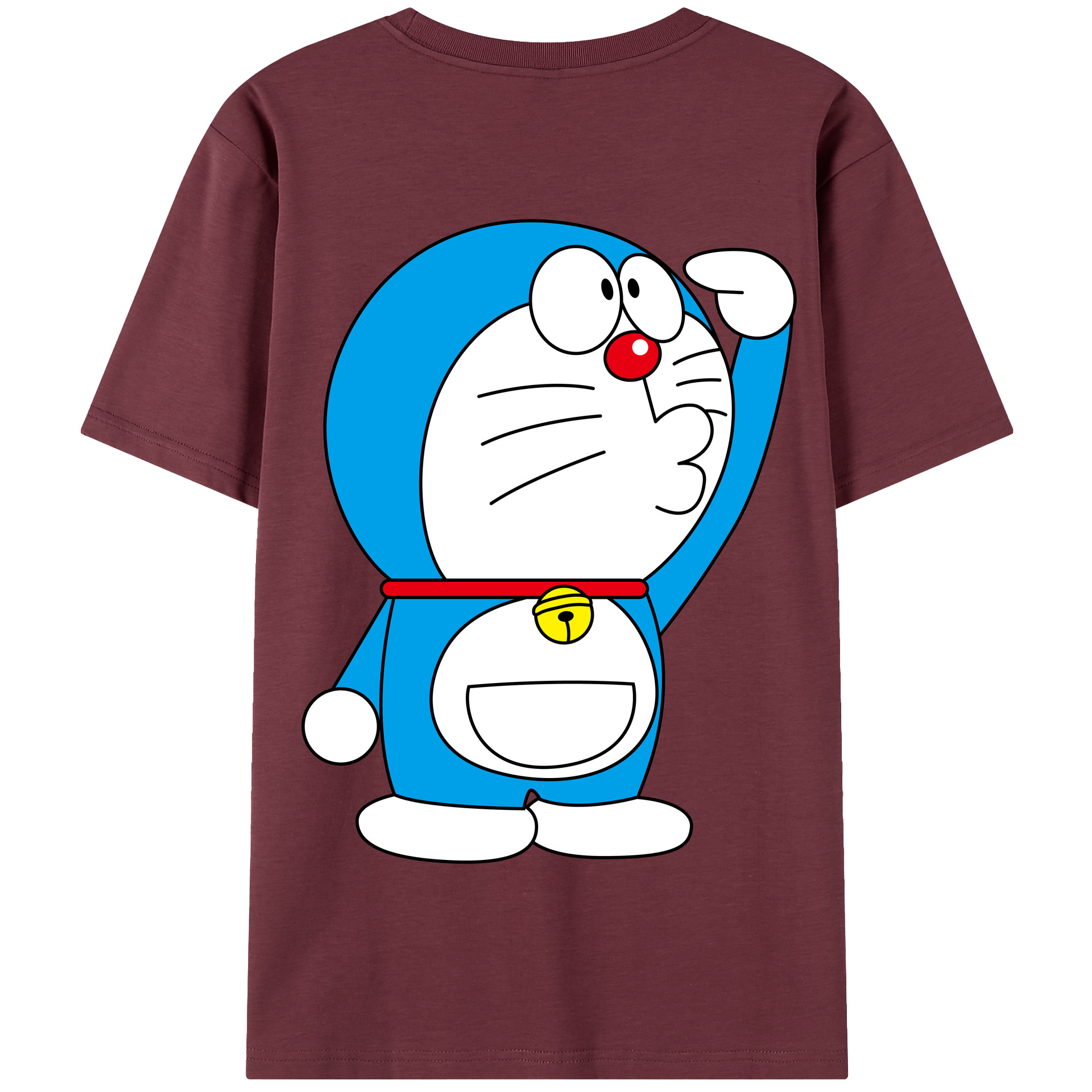 （画像用） ドラえもん Doraemon 綿100％半袖Tシャツ（背面プリント）